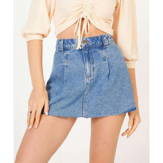 Saia Longa Saia Jeans Plus Size Marisa Mini Saia Saia Jeans Curta
