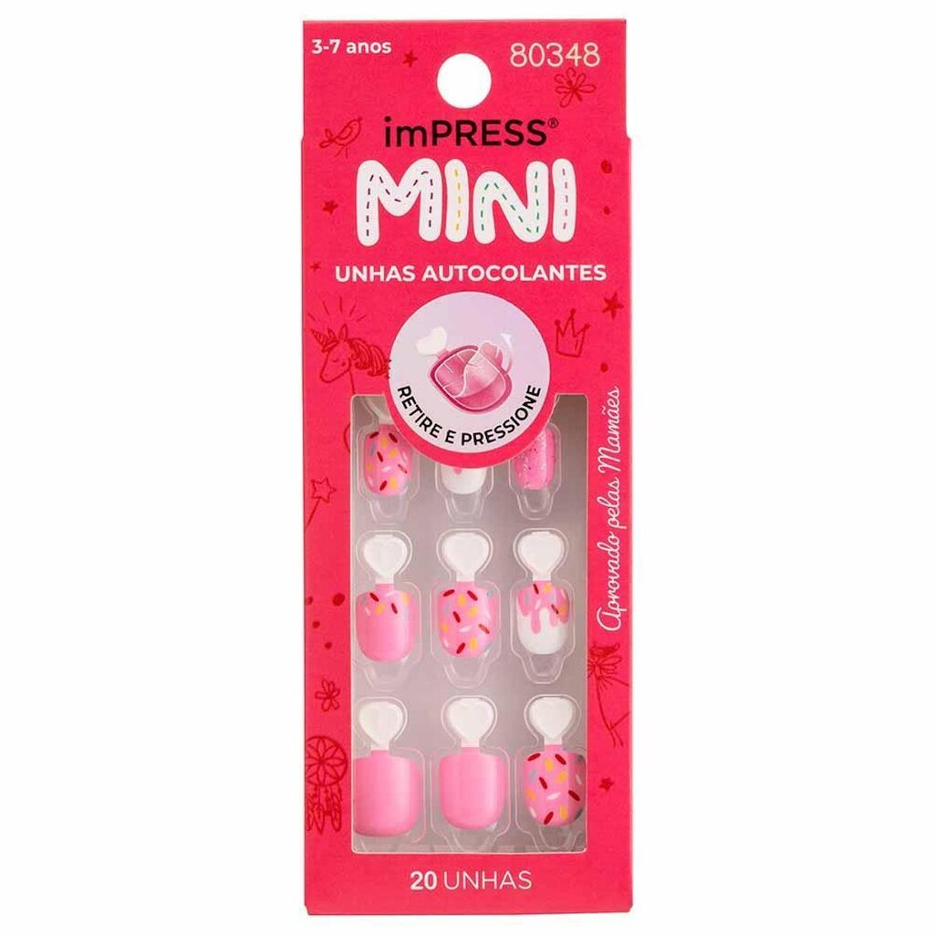 Mini Unhas Autocolantes Infantil ImPRESS - Super Duper 1Un