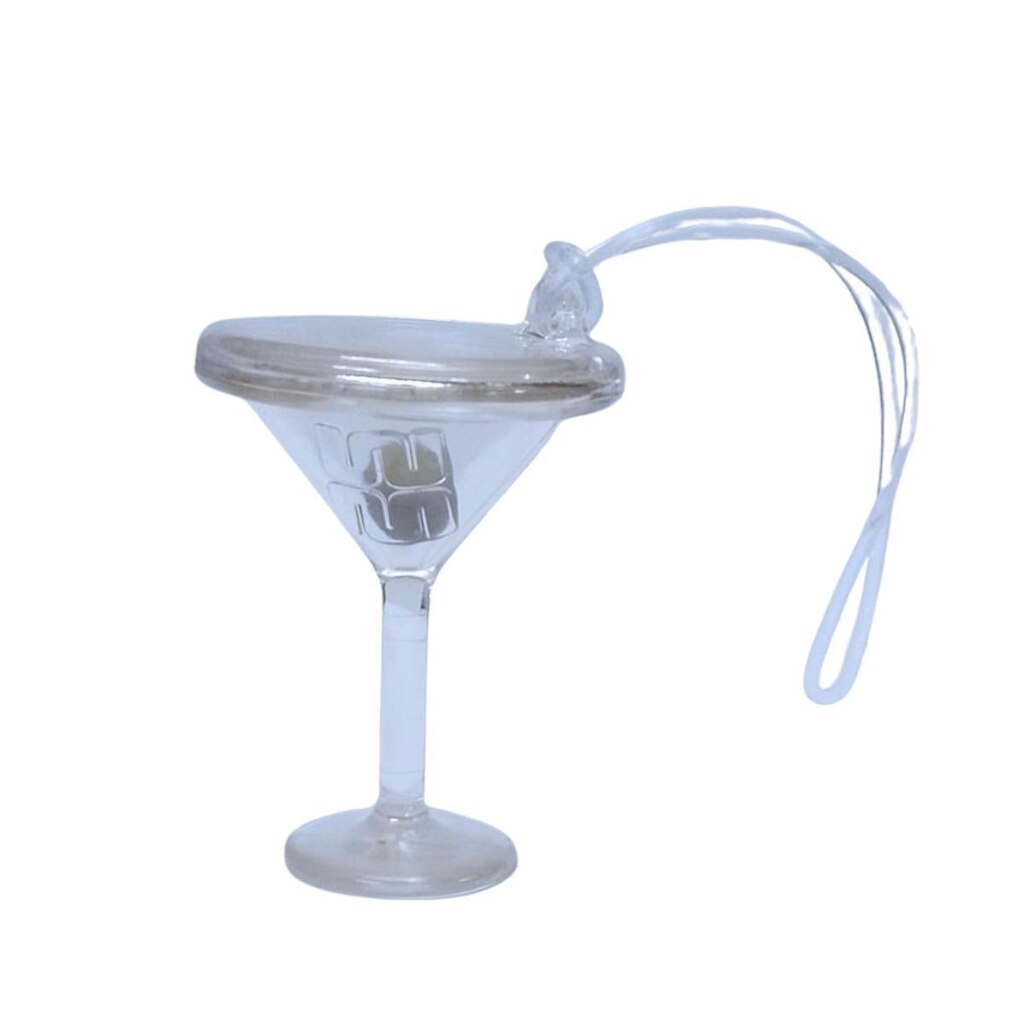 Miniatura Melissa Taça Martini Drink Charm II Vidro Verde