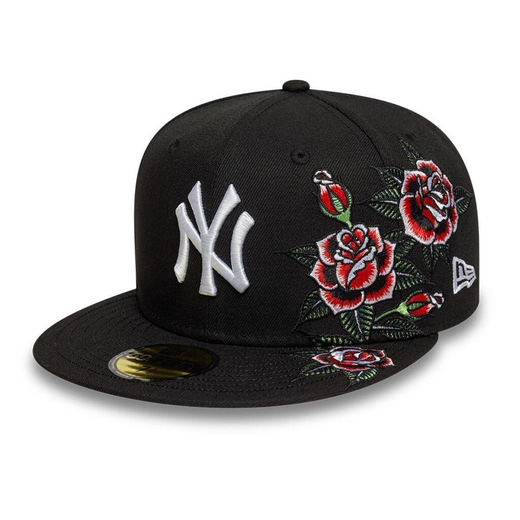 MLB NEW ERA FLORAL 59FIFTY NEYYAN BLKWHI