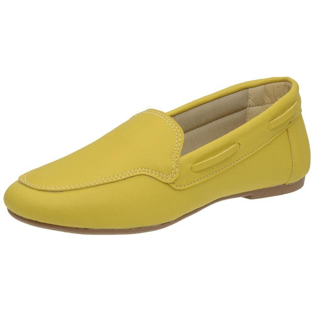 mocassim amarelo