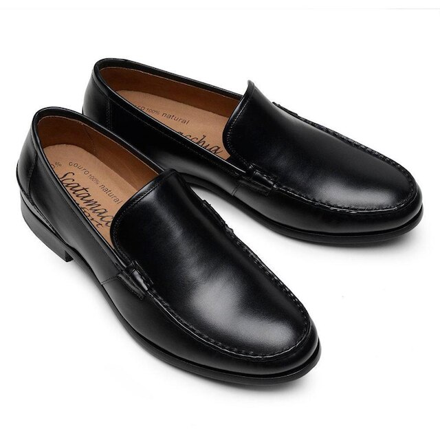 Mocassim Argentino Masculino Couro Antiderrapante Conforto