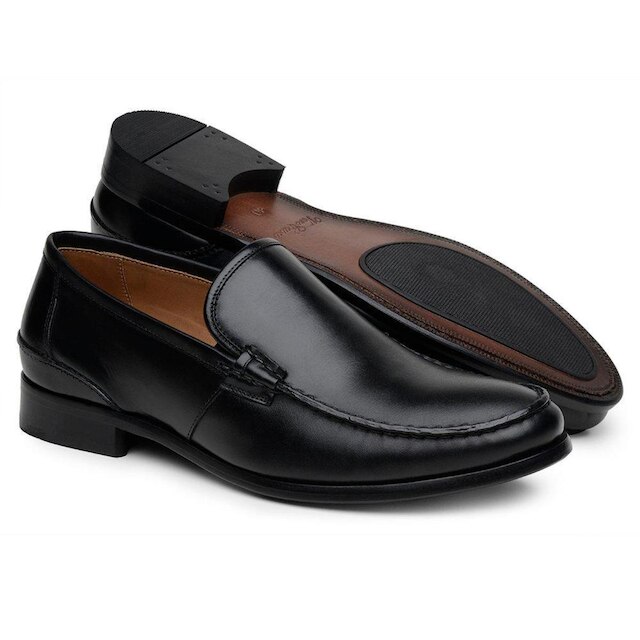 Mocassim Argentino Masculino Couro Antiderrapante Conforto