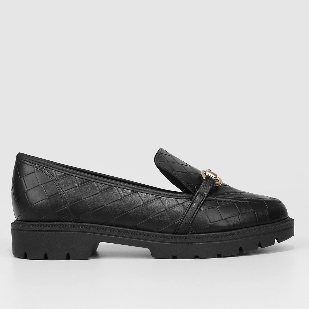 Mocassim Beira Rio Matelassê Solado Tratorado Feminino - Preto é boa?