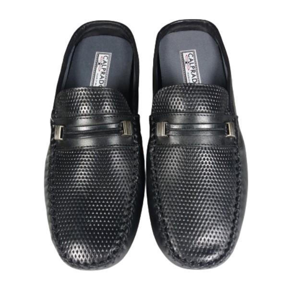 Mocassim Calprado Couro Nobuck Preto/Laranja Masculino em Promoção |  Ofertas na Americanas
