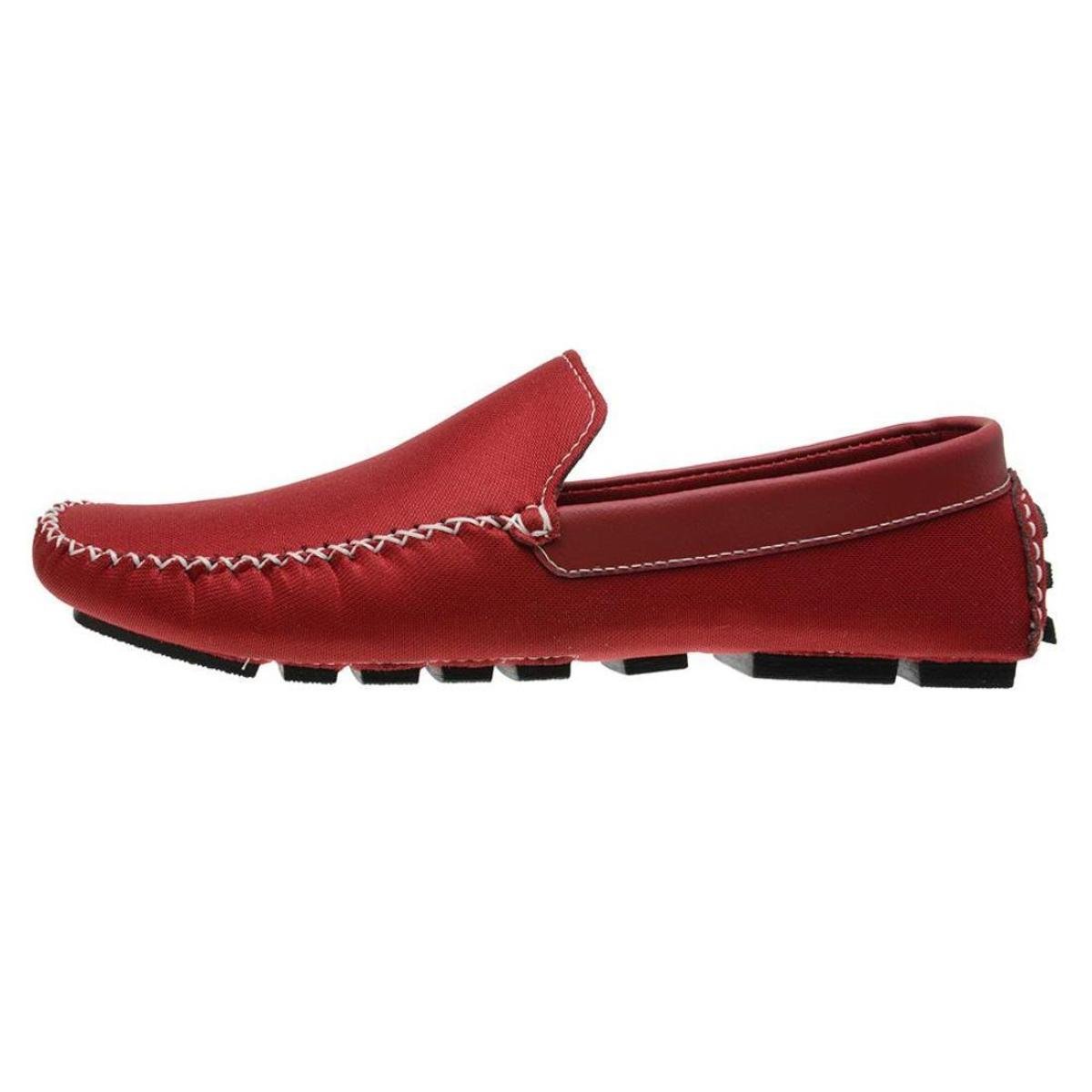 Mocassim Casual Drive Masculino Camurça - Vermelho | Zattini