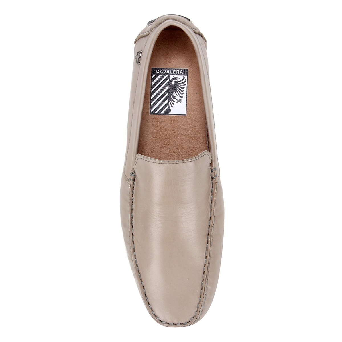 Mocassim Couro Cavalera Albert Masculino - Cinza | Zattini