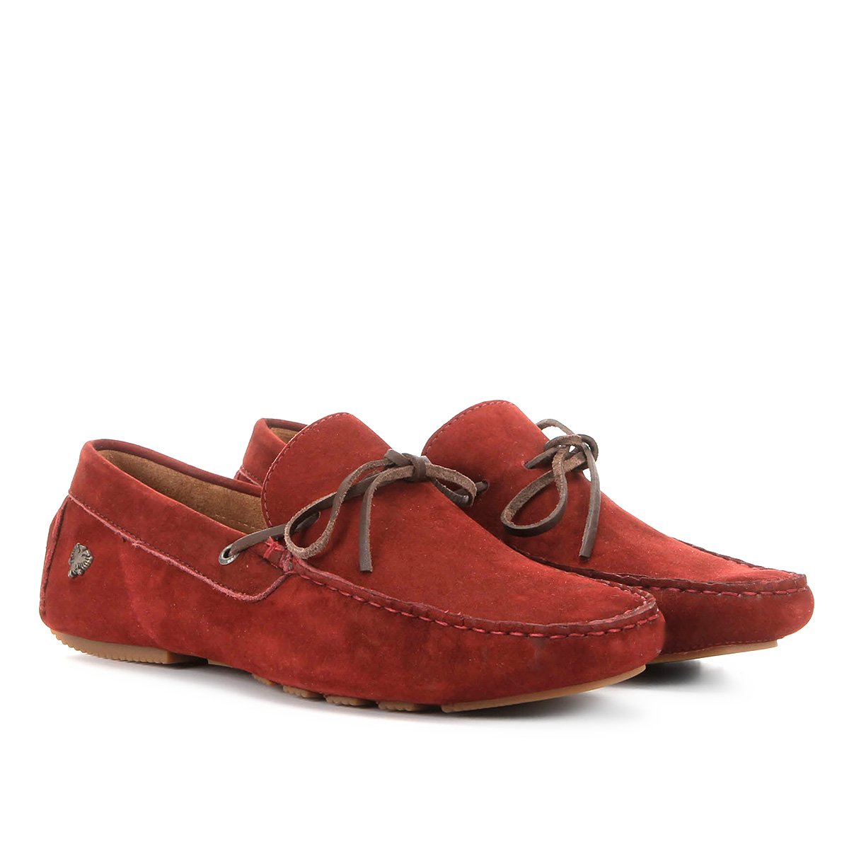 Mocassim Couro Cavalera Alex Masculino - Vinho | Zattini