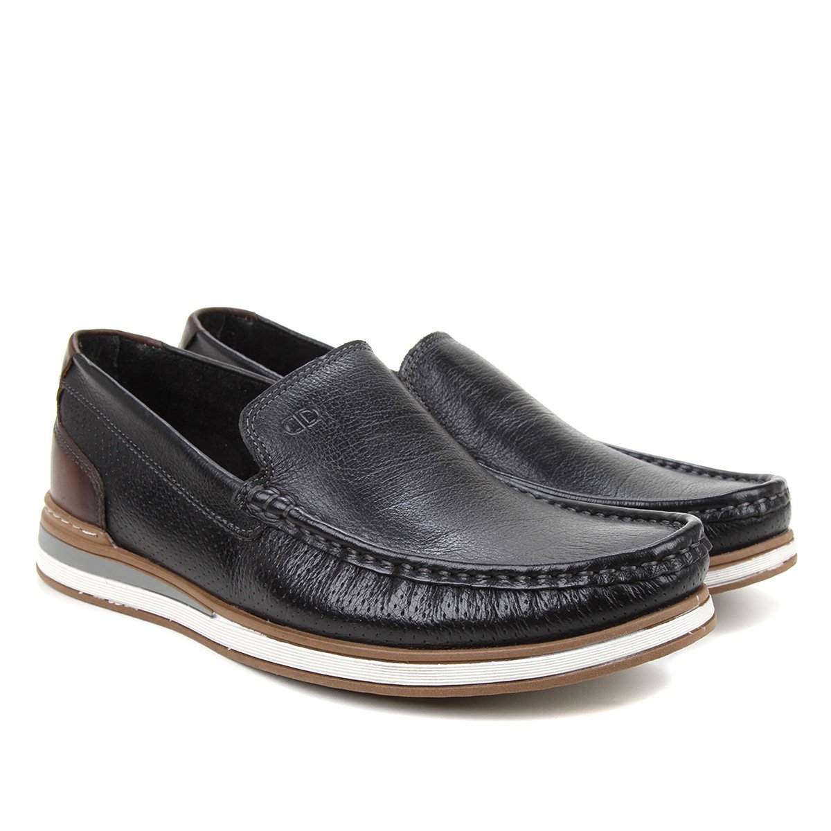 Mocassim Couro Democrata Flow Masculino Menor preço em Mocassim Couro Democrata Flow Masculino