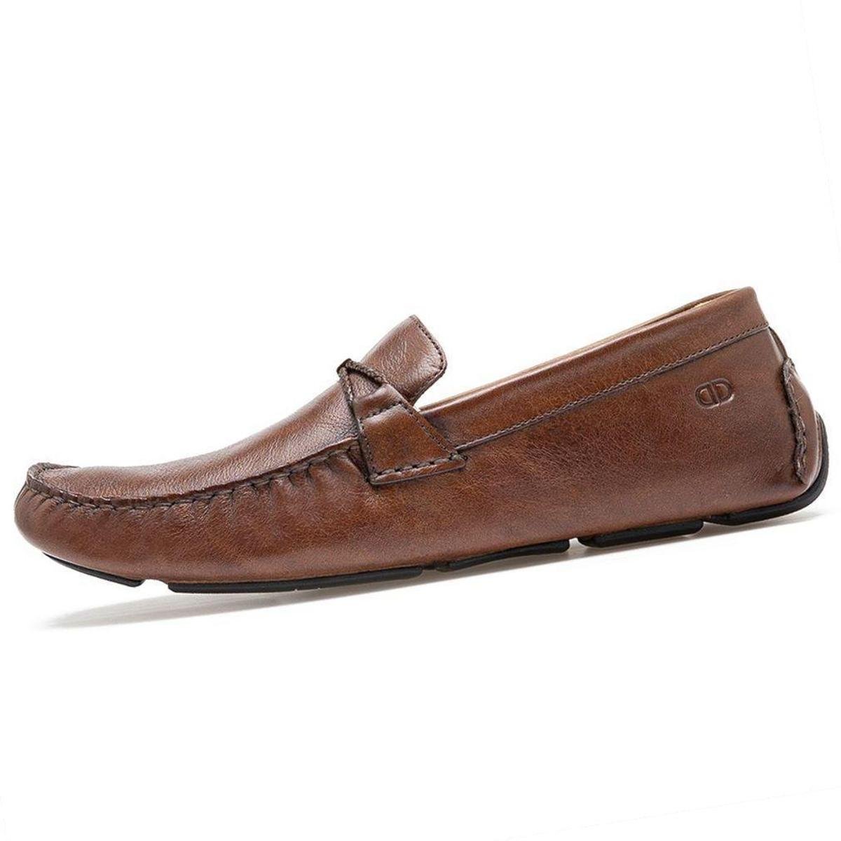 Mocassim Couro Democrata Laguna Masculino 074140 - Marrom Menor preço em Mocassim Couro Democrata Laguna Masculino 074140 - Marrom