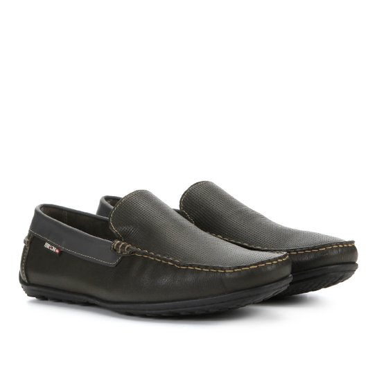 Mocassim Couro Ferracini Capri Masculino - Marrom