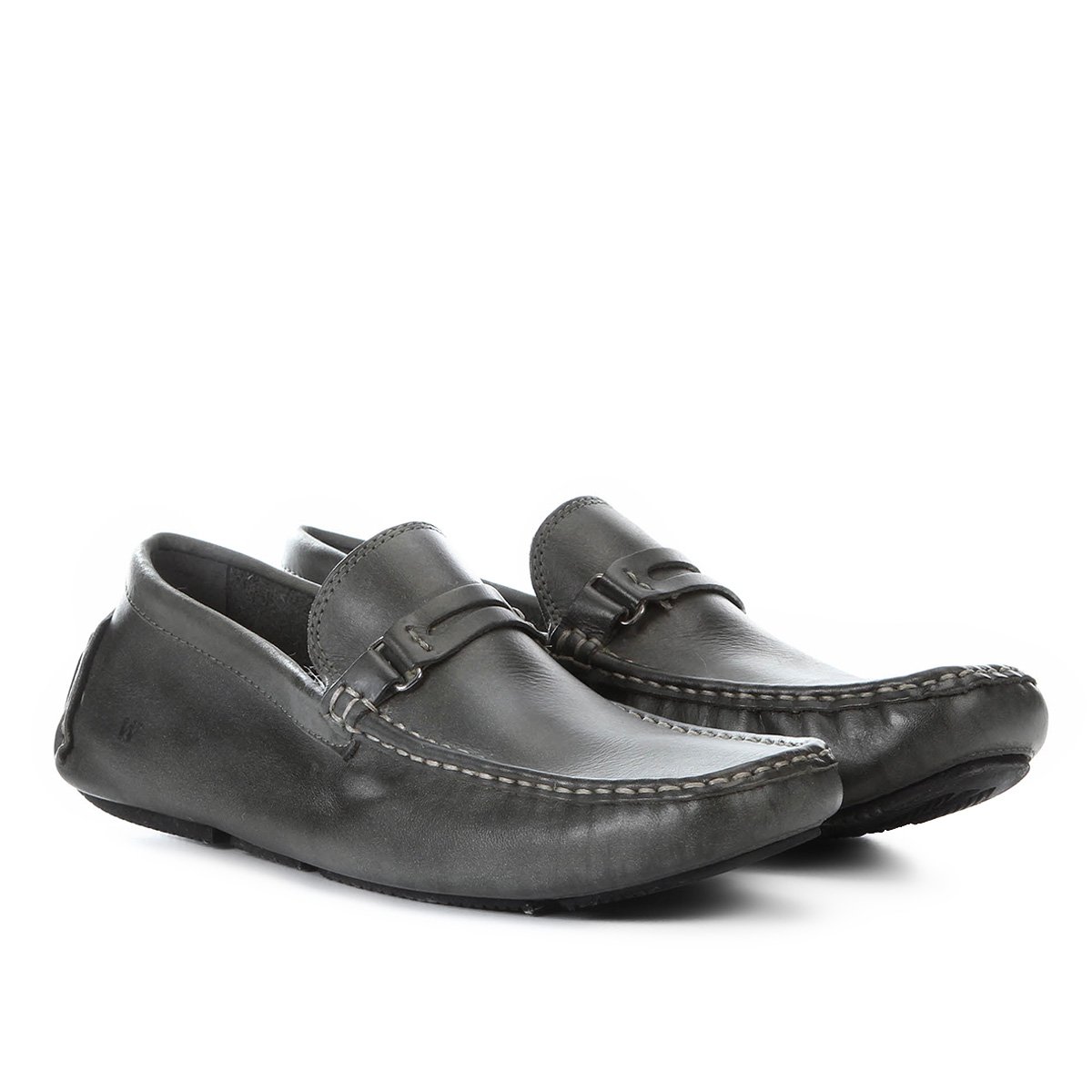 Mocassim Couro West Coast -200208 - Chumbo Menor preço em Mocassim Couro West Coast -200208 - Chumbo