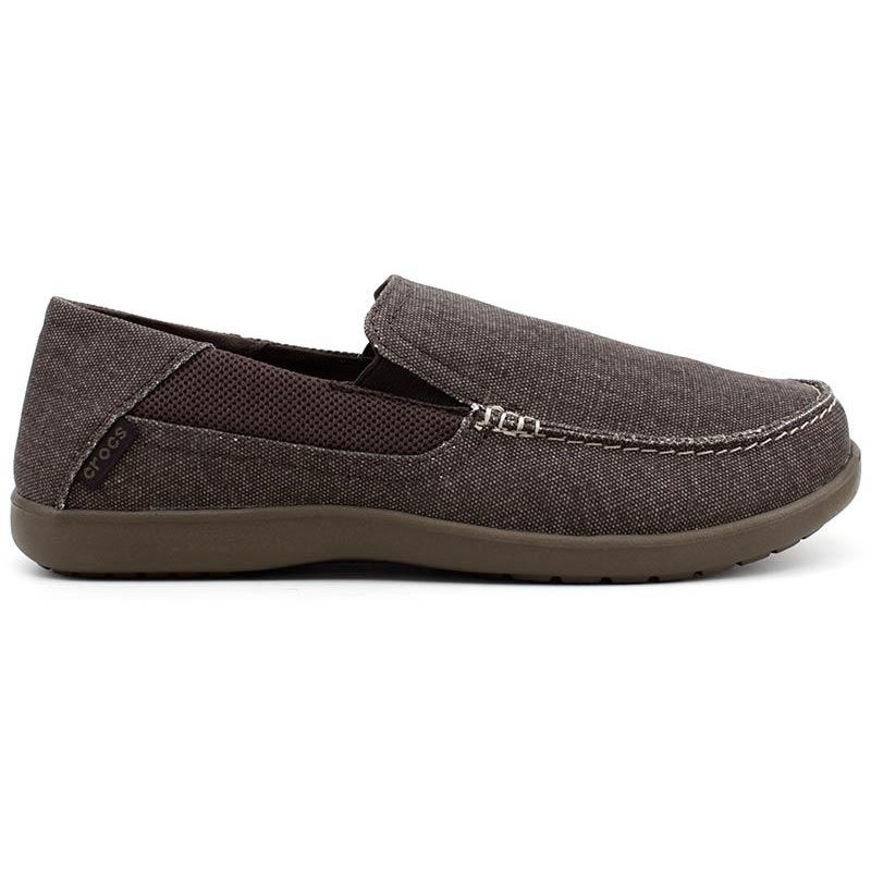 Mocassim Crocs Santa Cruz 2 Luxe Masculino - Marrom | Zattini