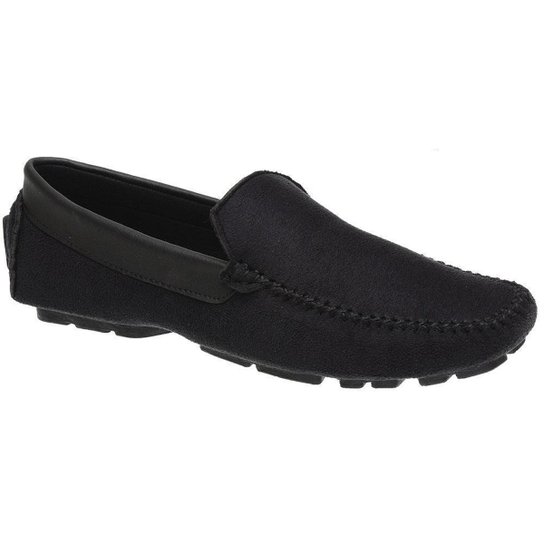 Mocassim DMT Liso Masculino - Preto