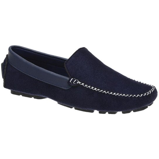 Mocassim DMT Liso Masculino - Marinho