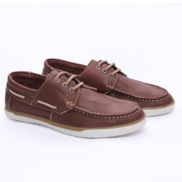 Mocassim Dockside Masculino Couro Moderno Casual Conforto