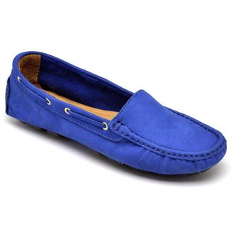 Mocassim Drive Casual Couro - Feminina