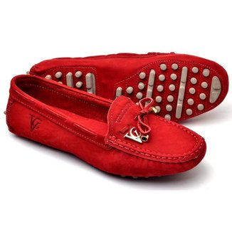 Mocassim Drive Feminino Em Couro Classico tradicional