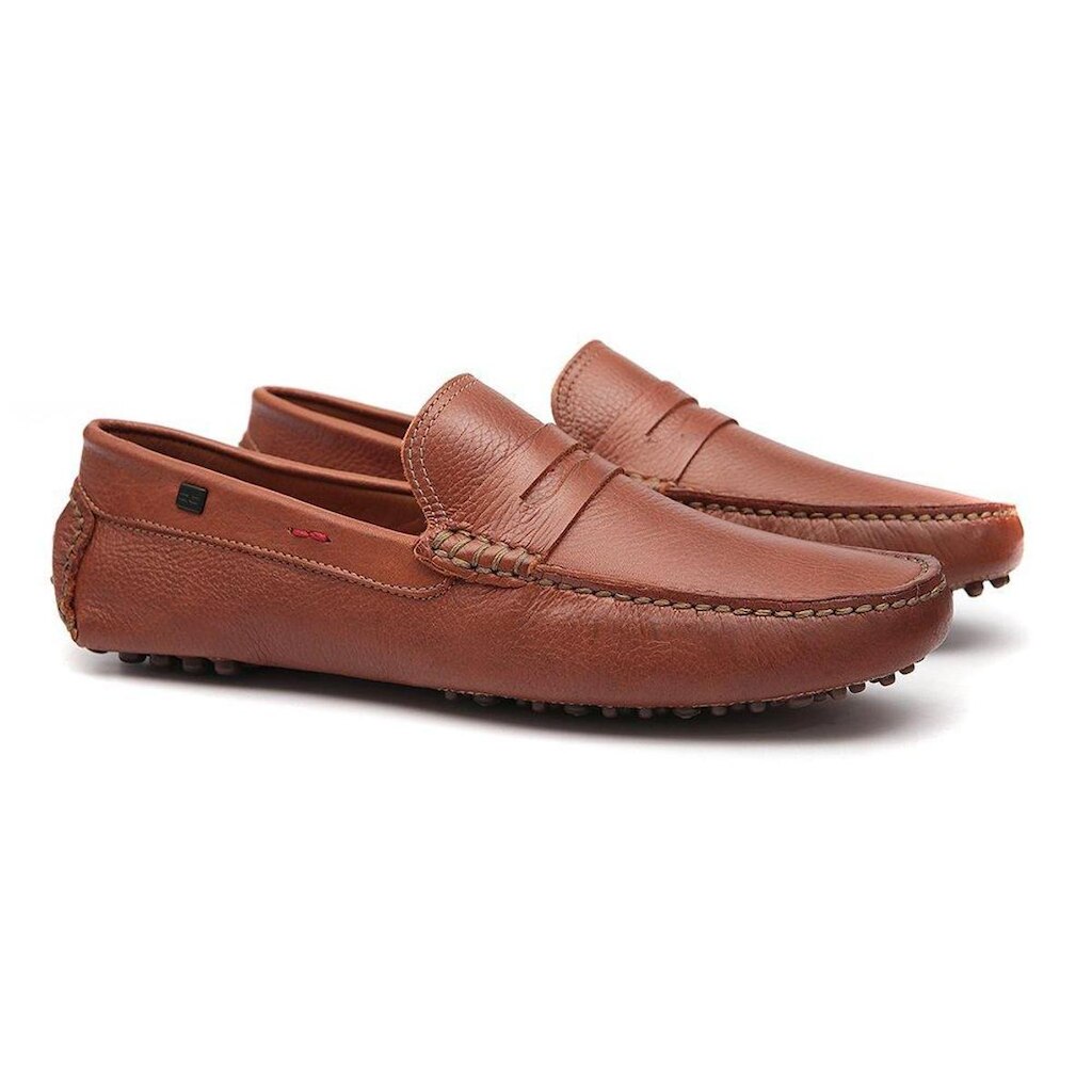 Mocassim Drive Samello Gatti Masculico Couro