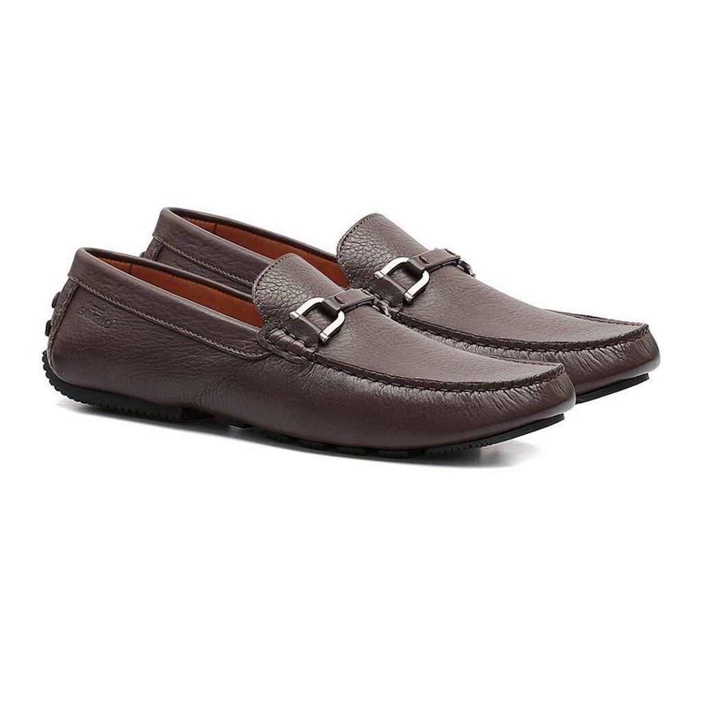 Mocassim Drive Samello Prisma Couro Masculino