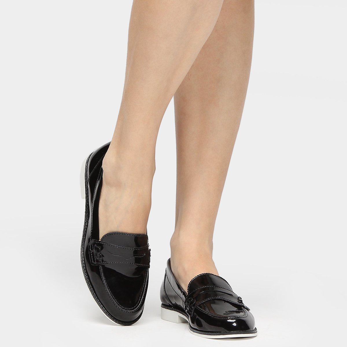 Mocassim Dumond Saltinho - Preto | Zattini