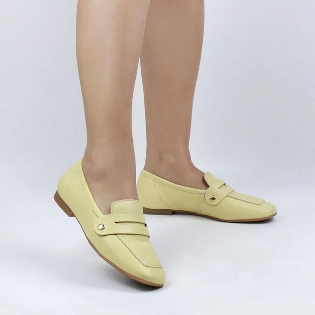 Mocassim Fem Bottero Fivela Removível Couro 340301/5