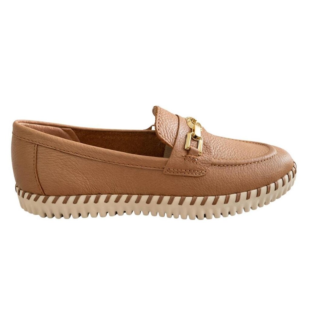 Mocassim Feminino Bottero 374111 Couro Burnish