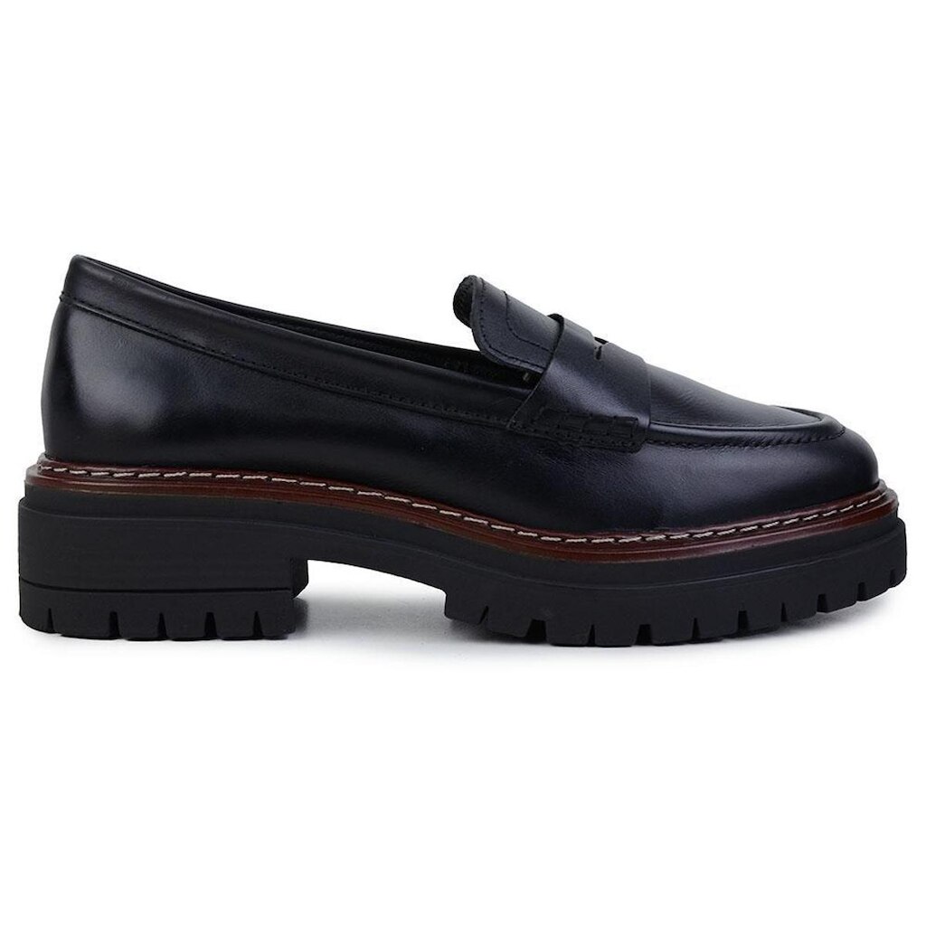 Mocassim Feminino Bottero Couro Preto - 3779