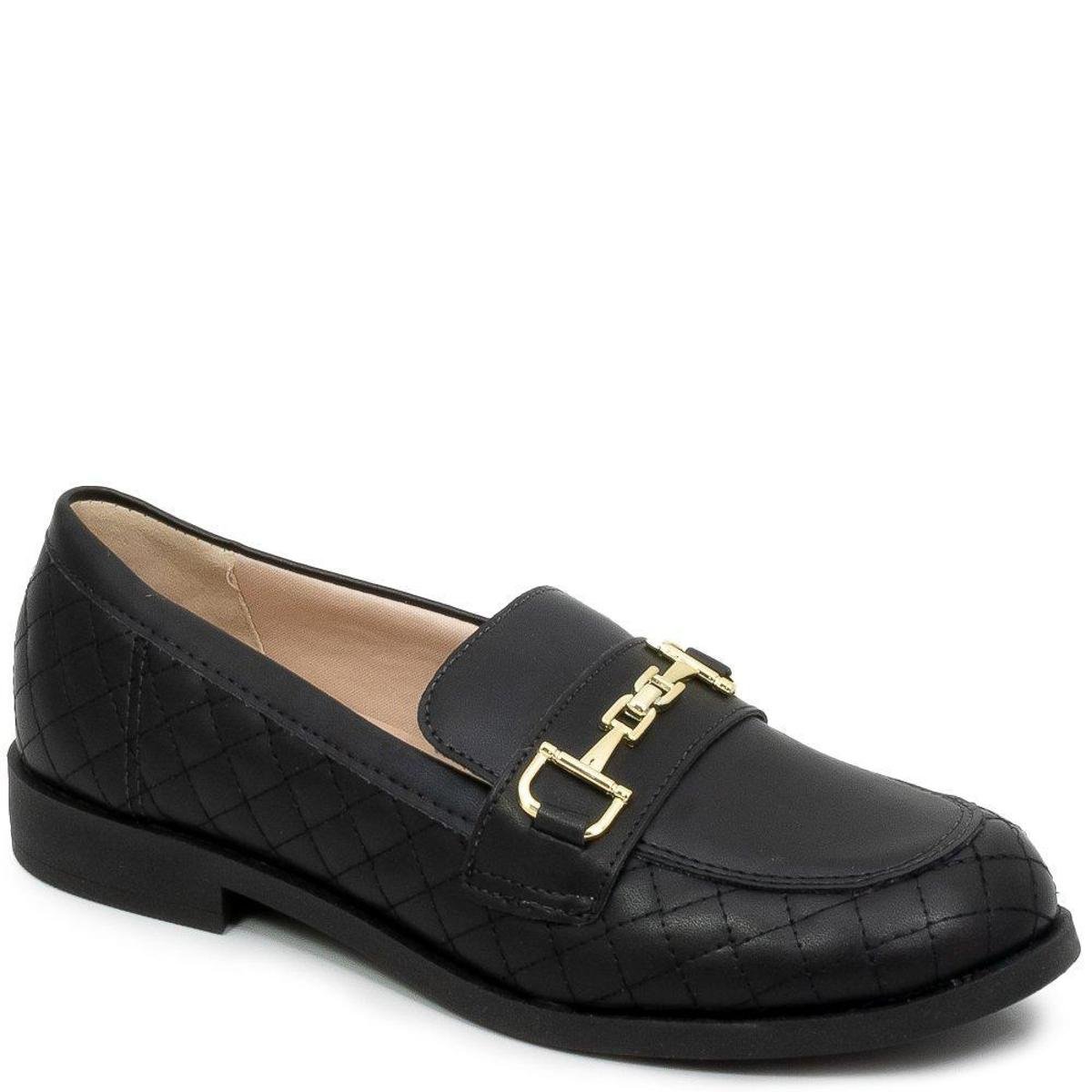 Mocassim Feminino Bridão Matelassê Sapato Show 8347.15361 Menor preço em Mocassim Feminino Bridão Matelassê Sapato Show 8347.15361
