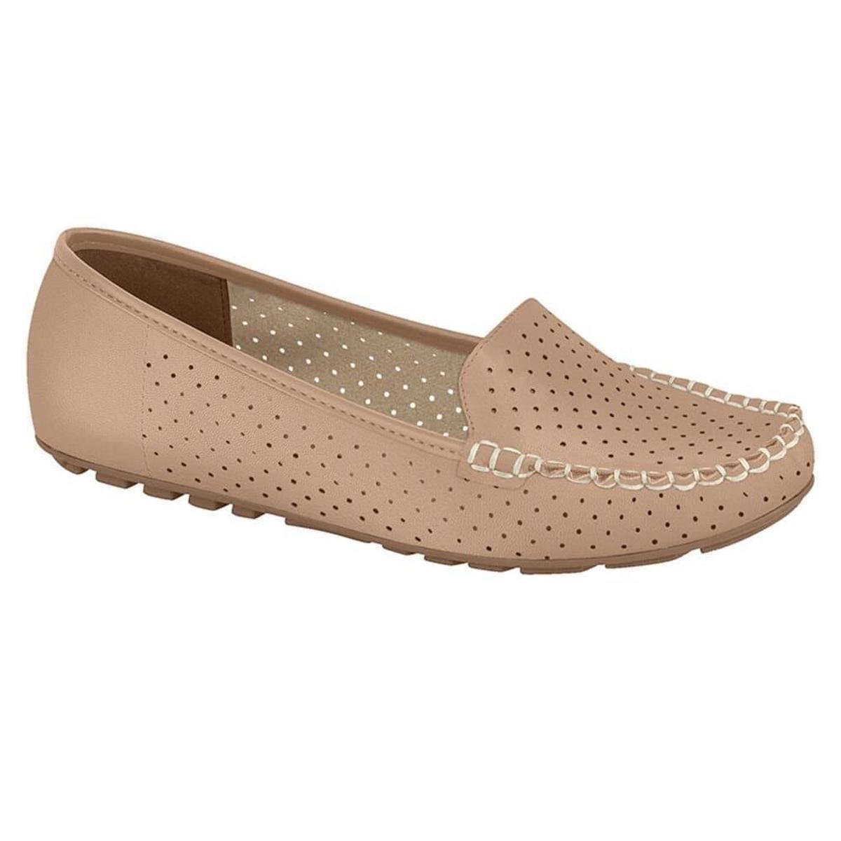 MOCASSIM FEMININO CAMURÇA BEGE VIZZANO 1187.303 - Bege Menor preço em MOCASSIM FEMININO CAMURÇA BEGE VIZZANO 1187.303 - Bege