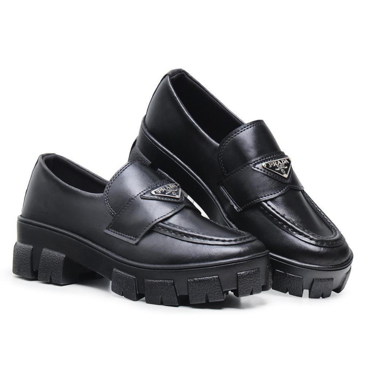 Sapato Feminino Sapato Da Prada Masculino Mocassim Amarelo