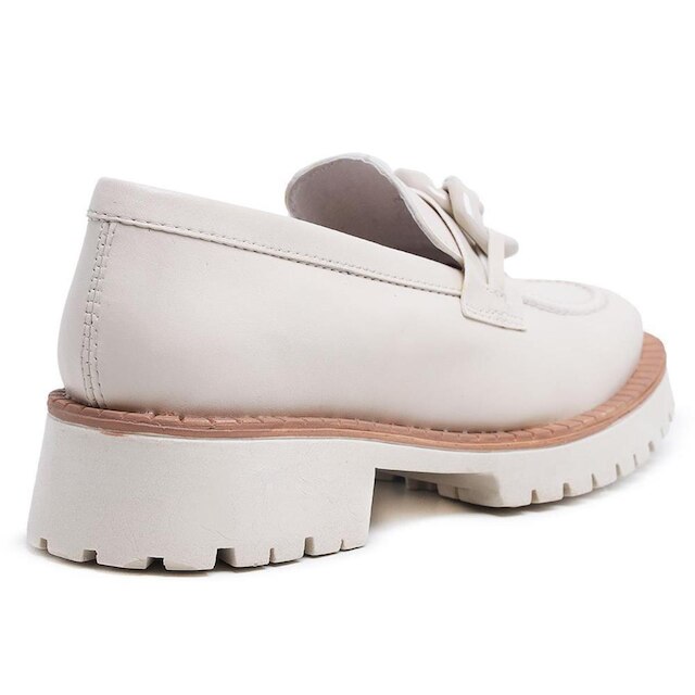 Mocassim Feminino Sapato Tratorado Oxford Calce Fácil