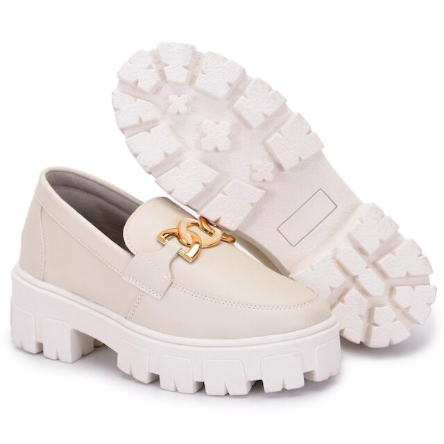 Mocassim Feminino Sola Tratorada Moda
