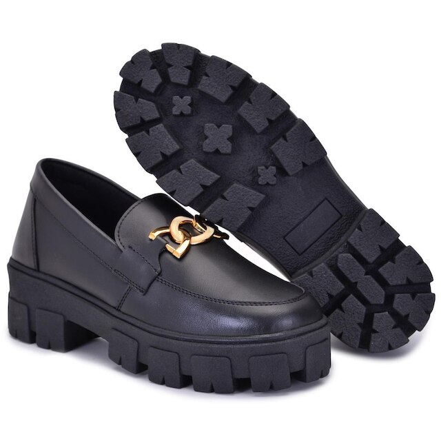Mocassim Feminino Sola Tratorada Moda