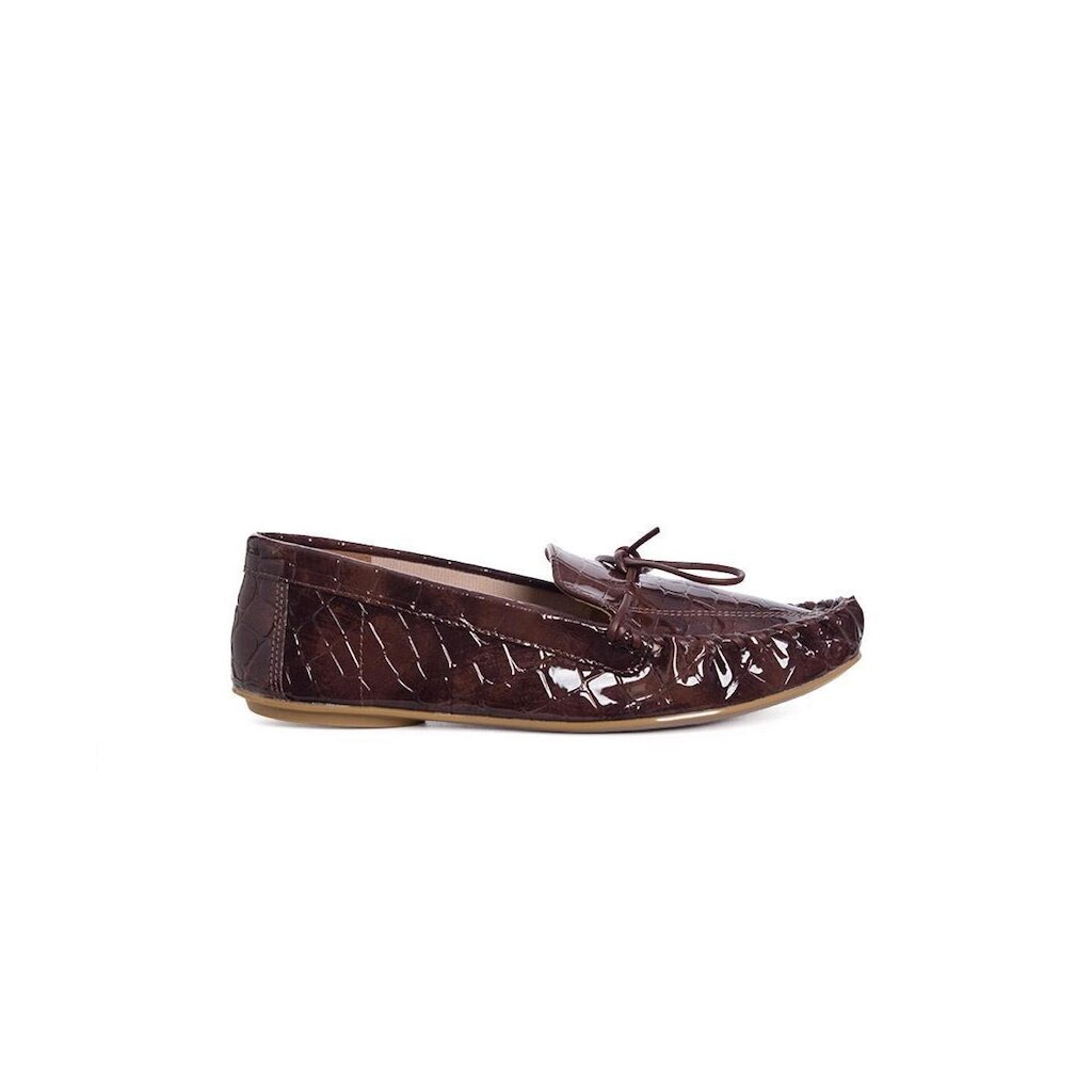 Mocassim Feminino Vizzano Envernizado Marrom