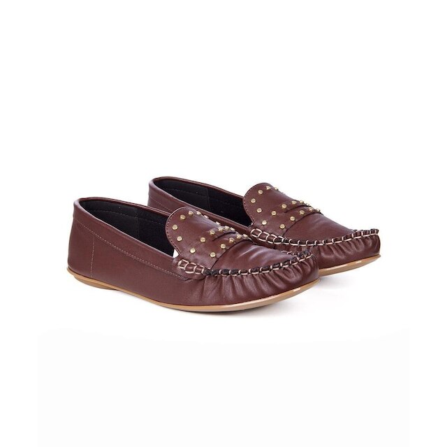 Mocassim Feminino Vizzano Loafer Marrom