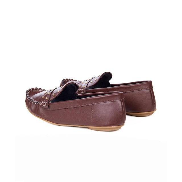 Mocassim Feminino Vizzano Loafer Marrom