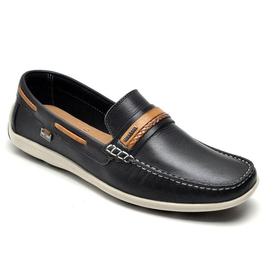Mocassim Ferrarello Imperio Bertioga Masculino - Preto