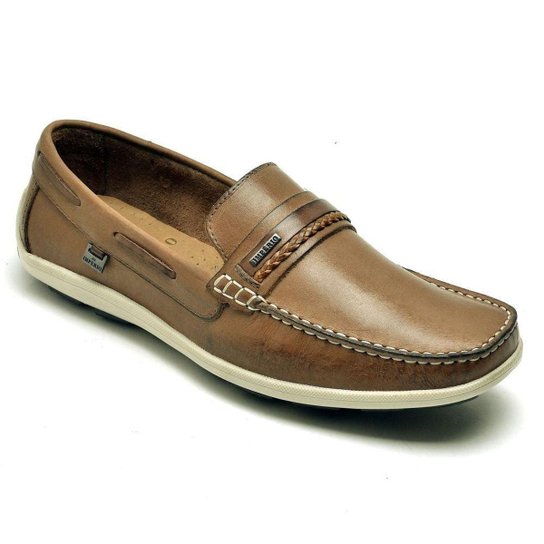 Mocassim Ferrarello Imperio Bertioga Masculino - Marrom