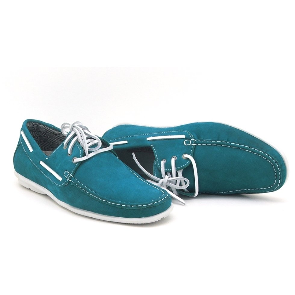 Mocassim Gasparini 572 - Azul Turquesa | Zattini
