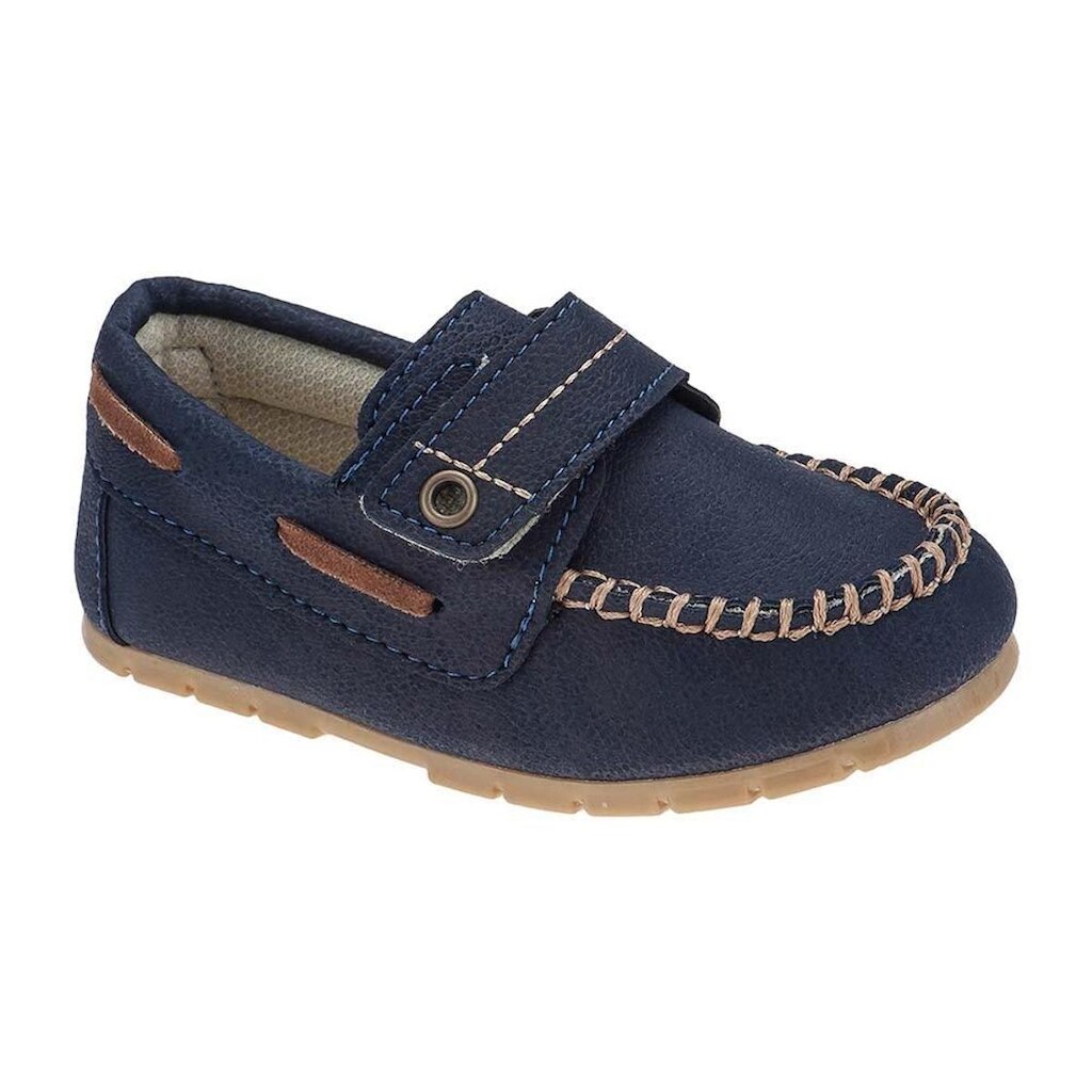 Mocassim Infantil Menino Ilhós Marinho