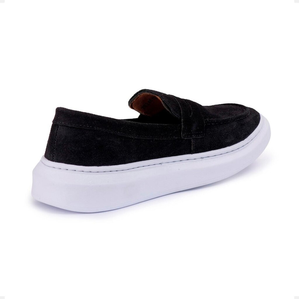 Mocassim Loafer Tênis Slip on Casual Camurça Elegante Confortável