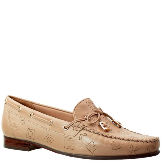 Mocassim Luz da Lua Mestiço Lexy Feminino - Bege