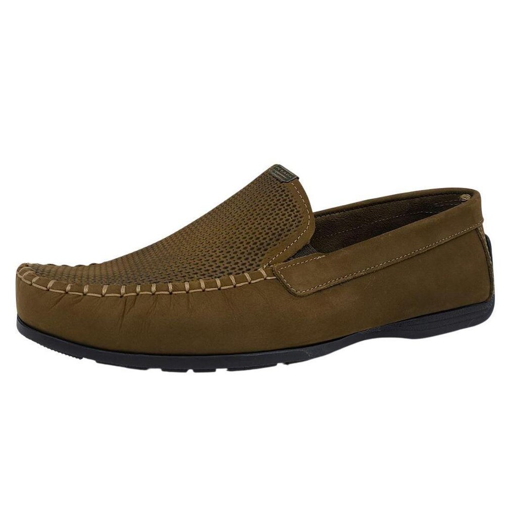 Mocassim Masculino Casual Couro Dia a Dia Passeio Pegada
