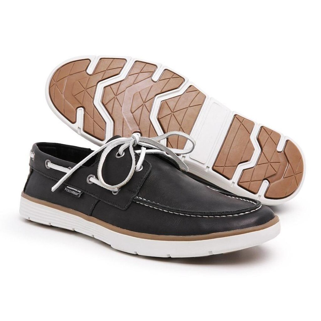 Mocassim Masculino Dockside Top Sider em Couro Polo Urban