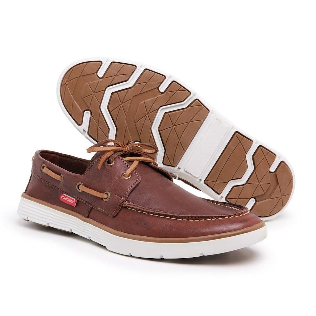 Mocassim Masculino Dockside Top Sider em Couro Polo Urban