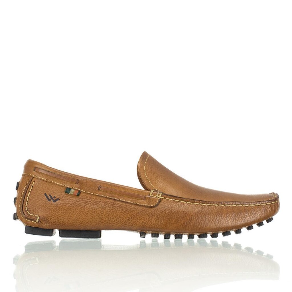 Mocassim masculino Drive Casual Em Couro Legitimo Conforto