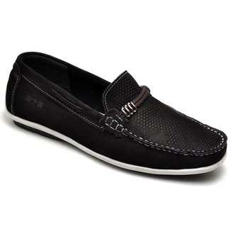 Mocassim Masculino Drive Casual Sapato Social Sapatilha Em Couro Legítimo