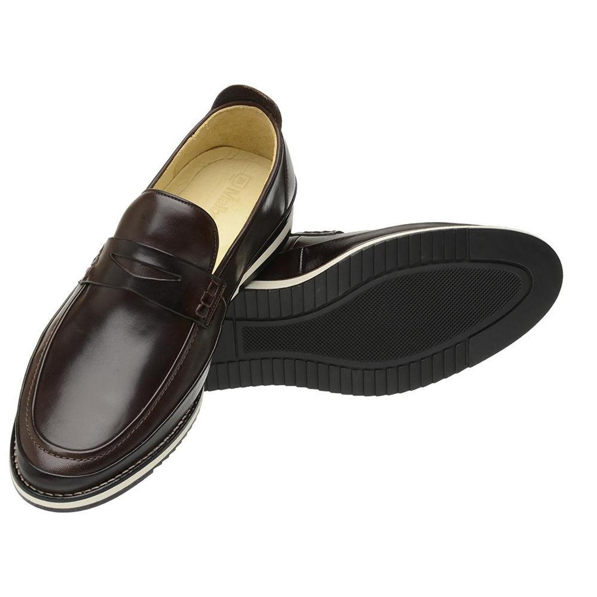 MOCASSIM MASCULINO MALBORK EM COURO - Café | Zattini