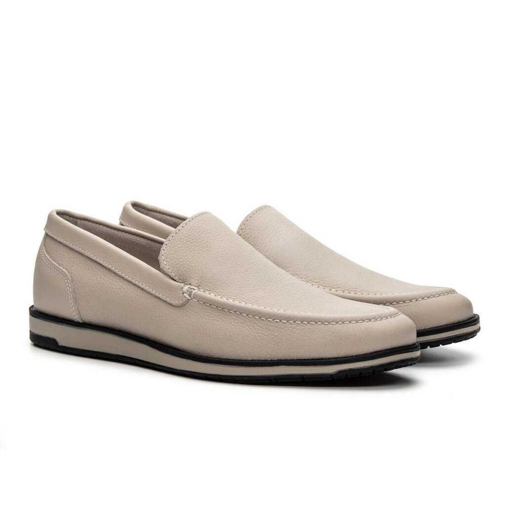 Mocassim Masculino Oxford em Couro